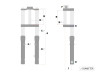 Gabel Tomos Revival / Streetmate Neues Modell Aluminium EBR Silber thumb extra